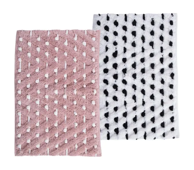 ΧΑΛΑΚΙ ΜΠΑΝΙΟΥ CHEVILLE 50Χ80 NEF-NEF HOMEWARE PINK 3
