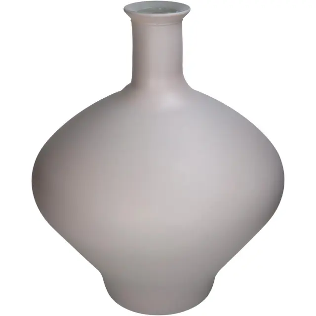 Βάζο Ιβουάρ Ανακυκλωμένο Γυαλί 37x37x46cm