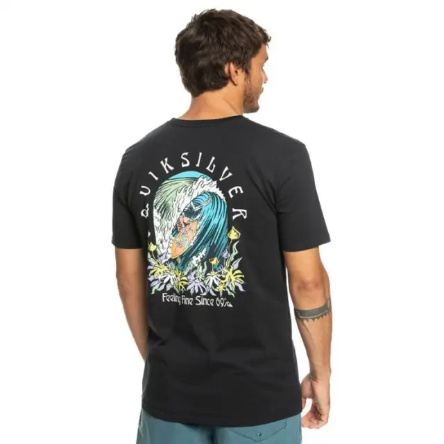 QUIKSILVER THE ORIGINAL BARREL SS ΑΝΔΡΙΚΗ ΜΠΛΟΥΖΑ - KVJ0 BLACK 3
