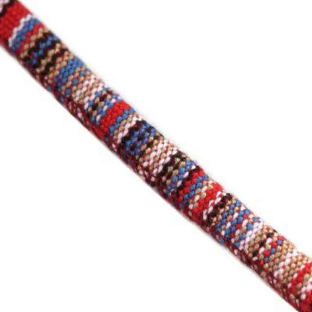 Fabric Cord Ø7mm - Red and Blue ~2.8m