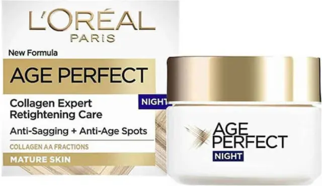 L'Oréal Paris Age Perfect Collagen Expert Κρέμα Νυκτός για Ώριμο Δέρμα 50ml 2