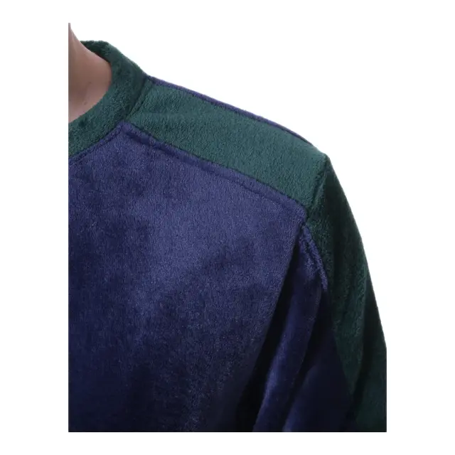 Mario Uomo Ανδρική Πυτζάμα Fleece LC, Χρώμα Σκούρο Μπλε 3