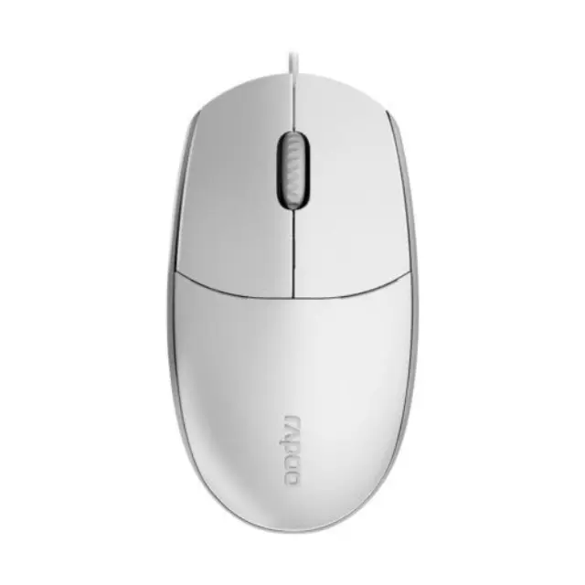 Rapoo® N100 Ενσύρματο Ποντίκι- Λευκό