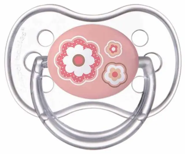 Καταπραϋντική Πιπίλα Σιλικόνης 6-18m Canpol Pink 22/581