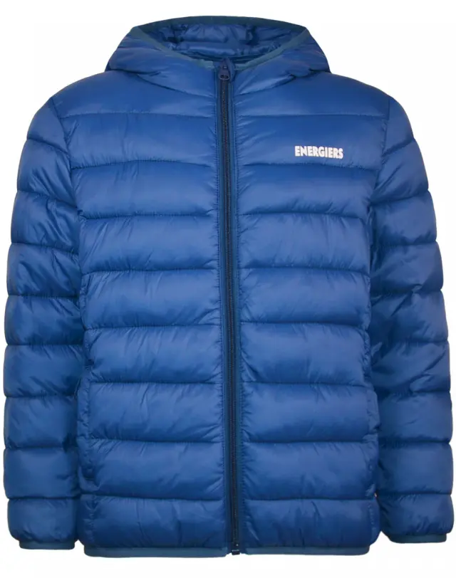 Mini 2 έως 10 ετών Puffer τζάκετ μπλε ρουά - 3Ε