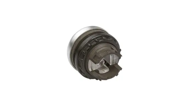 M22-DL-W Illuminated pushbutton actuator, RMQ-Titan, Flush, momentary, White, Blank, Bezel: titanium