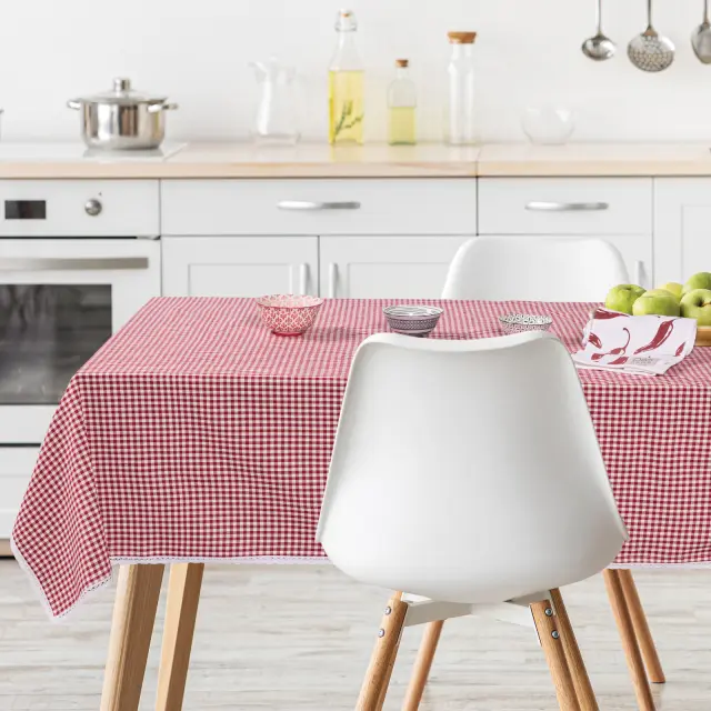 DAS HOME ΖΑΚΑΡ ΤΡΑΠΕΖΟΜΑΝΤΗΛΟ 140Χ240 0915 RED 2