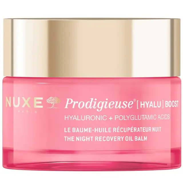 NUXE Prodigieuse Hyalu Boost The Night Recovery Oil Balm Κρέμα Νυκτός για Βαθιά Ενυδάτωση & Λάμψη, 50ml