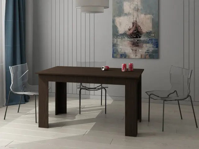 Τραπέζι Κουζίνας Wenge HAZEL 140x80x75cm 3