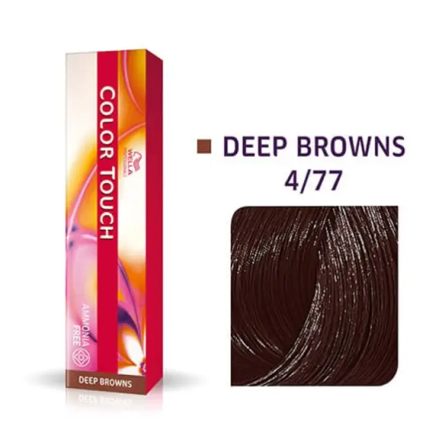 Wella Professionals Color Touch 4/77 Deep Browns 60ml 2