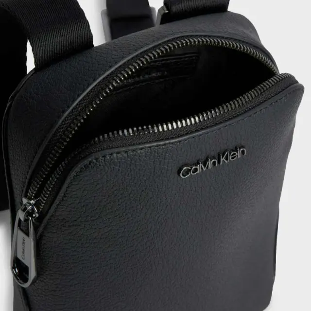Calvin Klein - Ανδρικό Τσαντάκι Ώμου / Χιαστί Ck Diagonal Conv Reporter Xs K50K510555-BAX Μαύρο 3