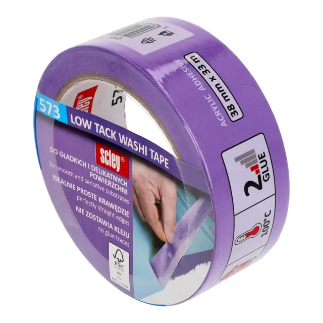 SCLEY 573 ΧΑΡΤΟΤΑΙΝΙΑ ΜΩΒ 38MM X 33M