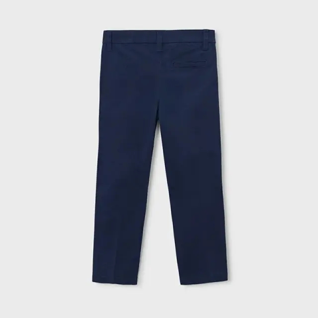 Mini 2 έως 10 ετών Παντελόνι μακρύ chino καπαρντινέ ναυτικό μπλε 3