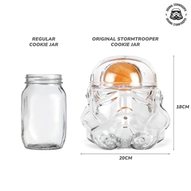 ThumbsUp® Stormtrooper 3d Helmet Cookie Jar and Terrarium 3