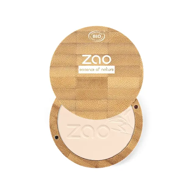 Zao Organic Compact Powder – Βιολογική Ματ Πούδρα Προσώπου - 301 Ivory