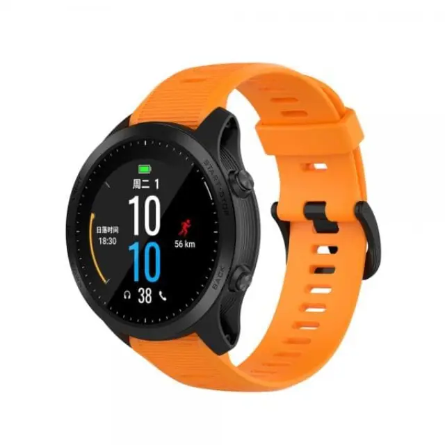 Λουράκι Σιλικόνης για Garmin Fenix 5/6/6 Pro/7/8/9 (47mm)- Πορτοκαλί OEM