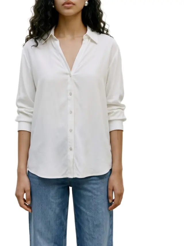 Vero Moda γυναικείο μονόχρωμο πουκάμισο VMAURA 10353621-2 2