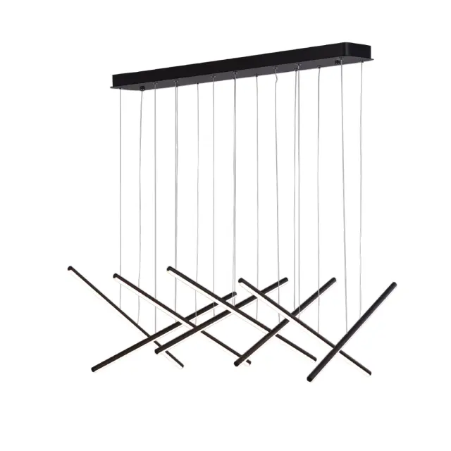 ΚΡΕΜΑΣΤΟ ΦΩΤΙΣΤΙΚΟ LED ACA KY011AC14XΒΚ CORE ΑΜΜΩΔΕΣ ΜΑΥΡΟ ΑΛΟΥΜΙΝΙΟ + ΣΙΛΙΚΟΝΗ 80W 2800K-3200K-4000K 3200LM IP20 650MMX8PCS / KY011AC14XΒΚ