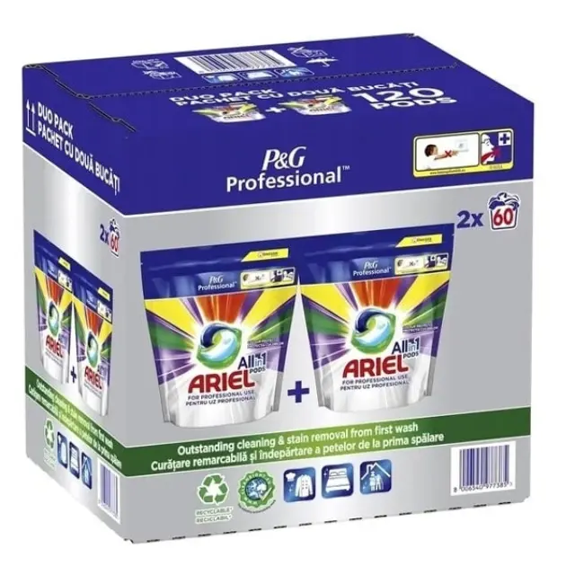 Ariel Pods All in 1 Color 120 τεμαχίων