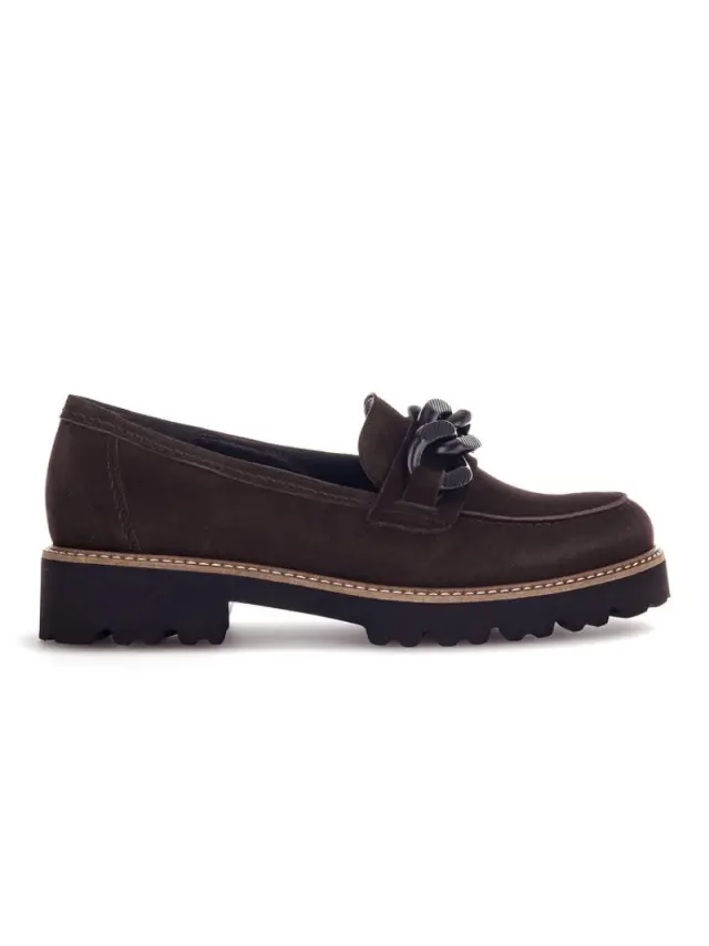 Gabor Μοκασίνια-Loafers Γυναικείο δέρμα Nubuck Καφέ GAB/95240 004-MOCCA - 41 3