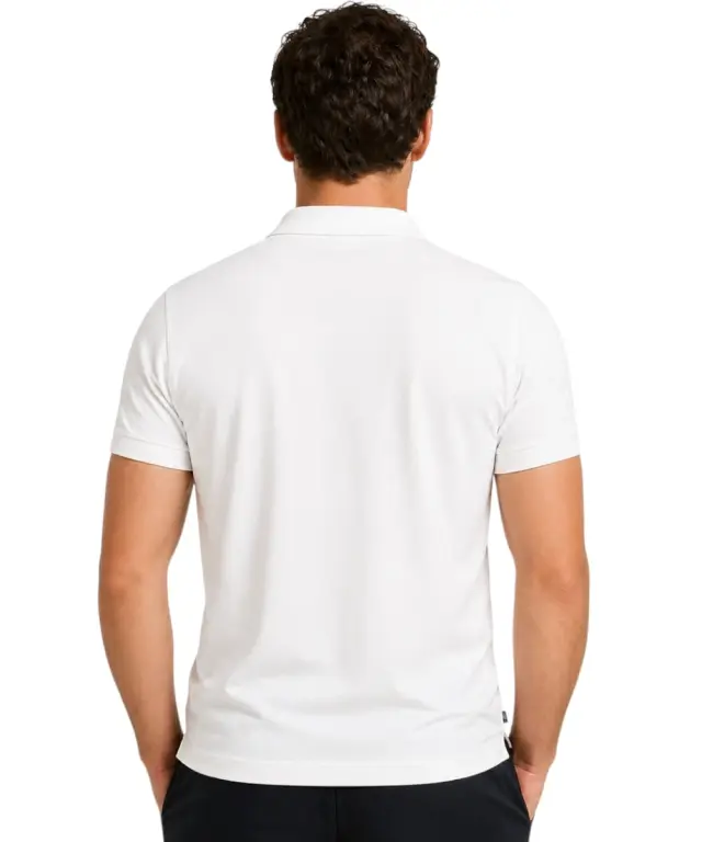 Norway Nautical School - Ανδρική Κοντομάνικη Μπλούζα Polo 868869-WHITE Λευκό 2