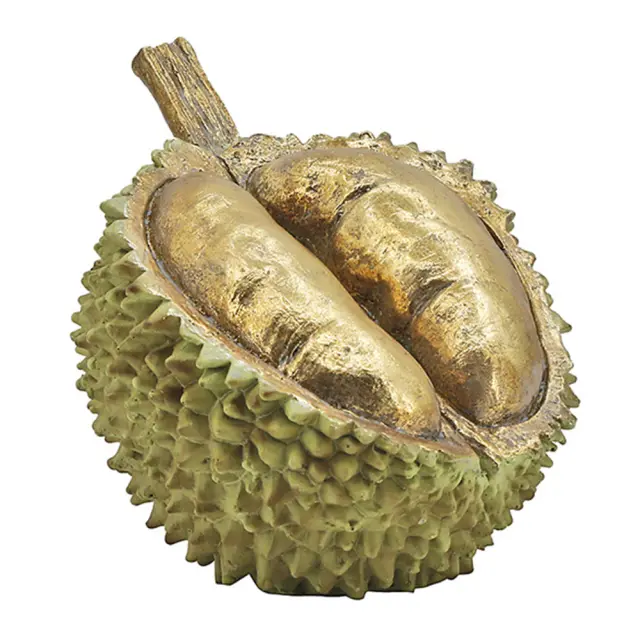 Φρούτο εξωτικό Durian πράσινο/χρυσό 17x14,5x15cm Zaros 27348 TM429