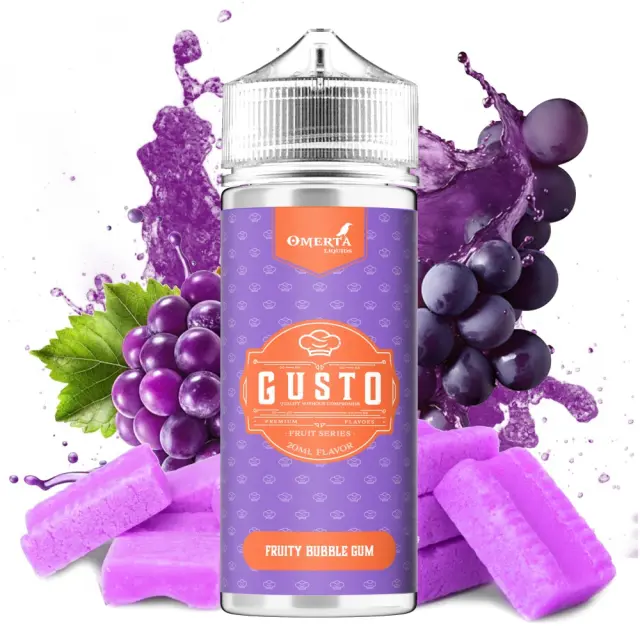 Fruity Bubble Gum 20ml (120ml) - Gusto by Omerta