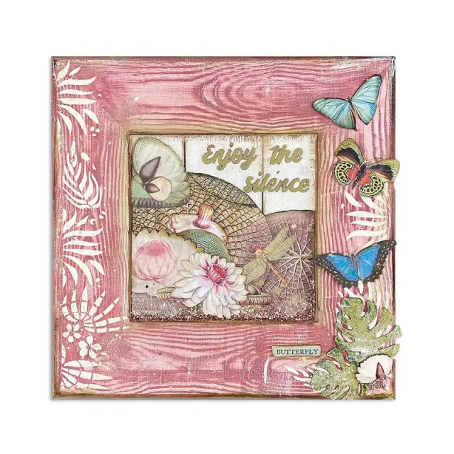 Χαρτιά scrapbooking Stamperia 10τεμ, 20.3x20.3cm, Amazonia 3