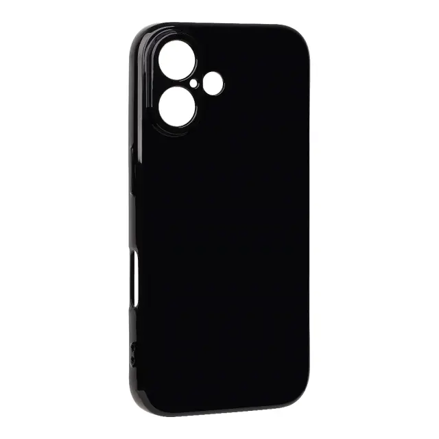 OBAL:ME Glossy Cover for Apple iPhone 16 Black 3
