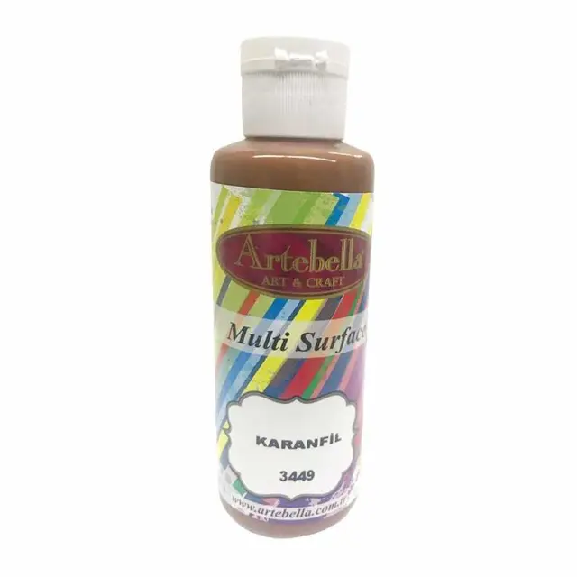 Artebella Ακρυλικό Χρώμα Multi Surface - 3449 Clove - 130ml