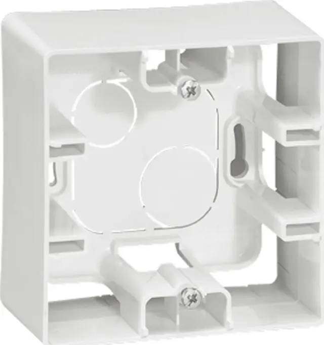 Surface mounting box Niloé - 1 gang - white