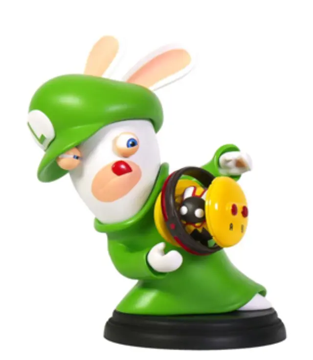 MARIO + RABBIDS LUIGI 6 FIGURINE