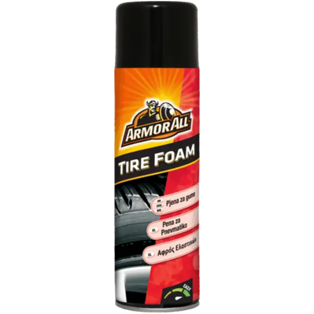 Armor All Tire Foam Ενεργός Αφρός Καθαρισμού & Γυαλίσματος Ελαστικών 500ml 475000100