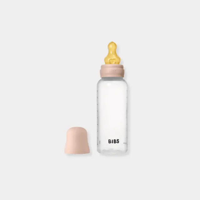 BIBS Πλαστικό Μπιμπερό 270ml Blush Με Θηλή Από Φυσικό Καουτσούκ