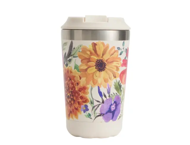 Ποτήρι Θερμός Emma Bridgewater Chilly's με χωρητικότητα 340ml και διατήρηση θερμοκρασίας 6h ζεστό - Garden Flowers22885