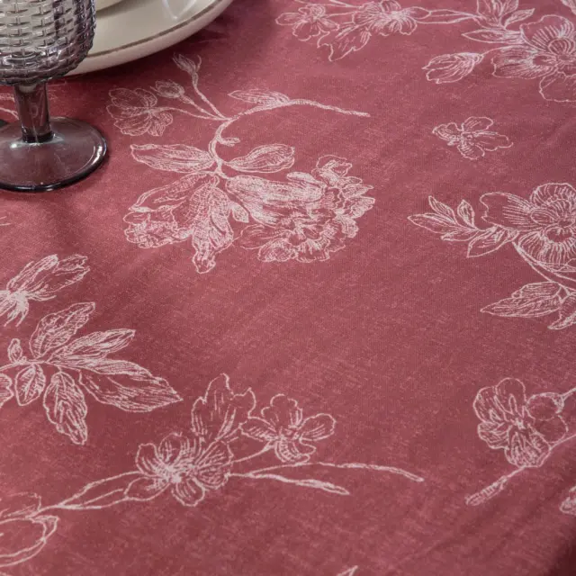 Τραπεζομάντηλο Dream 140x140 Nef Nef Homeware, 100% BAMBAKI - BORDO (040746) 3