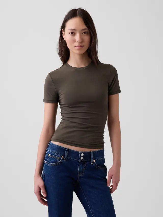 Γυναικεία Μπλούζα CloseKnit Jersey Bamboo green