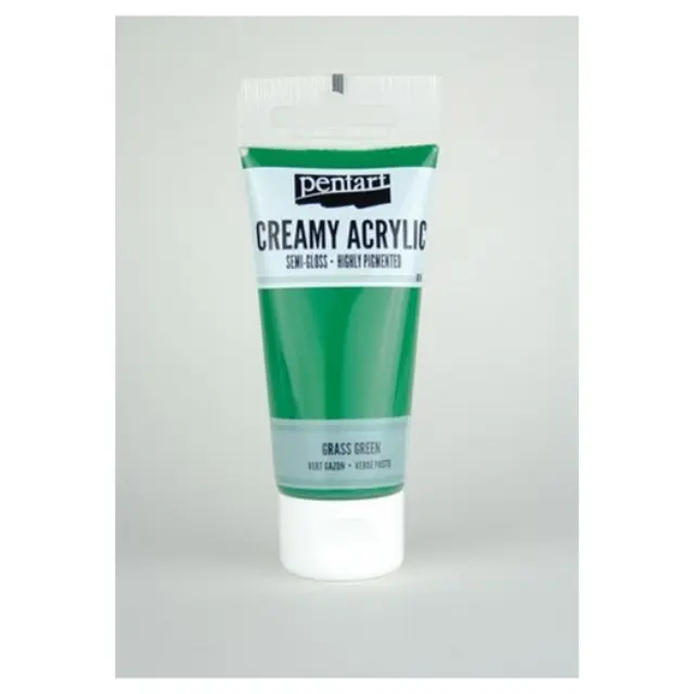 Χρώμα ακρυλικό Creamy Semi-Gloss 60ml Pentart - Grass green