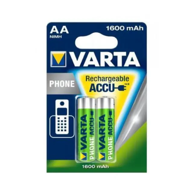 Μπαταρία Επαναφορτιζόμενη Varta AA 1600mAh NiMH Phone Power (2 τεμ.) N25790