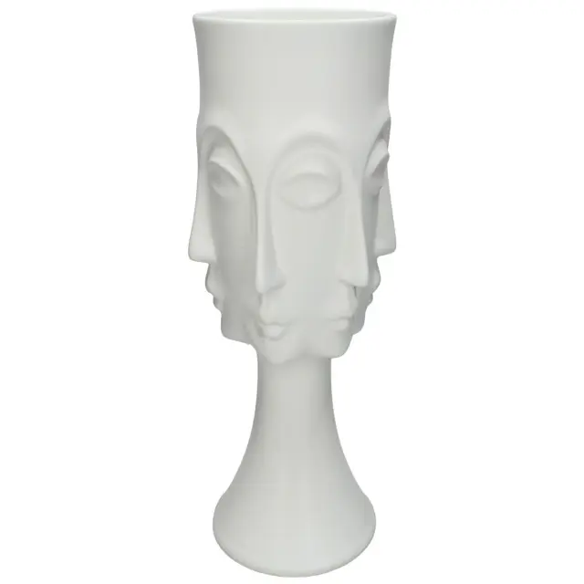 Βάζο Λευκό Κεραμικό 17.4x16x33cm 2