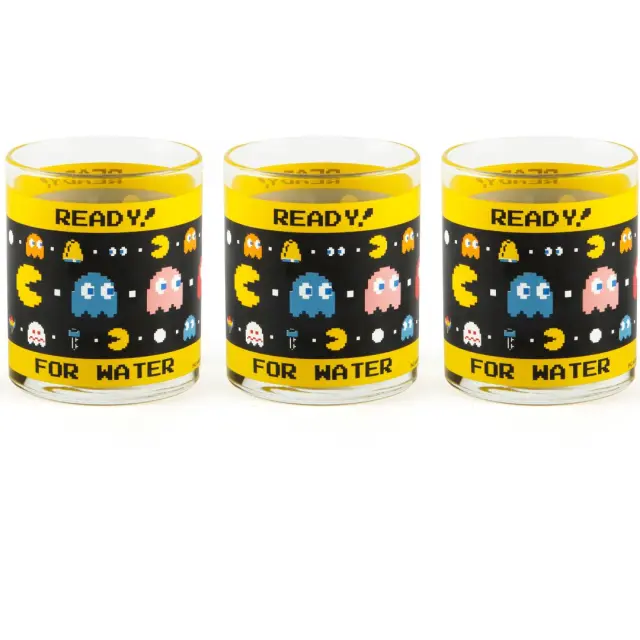 Excelsa Σετ (3τμχ) Γυάλινα Ποτήρια 250ml: Pacman