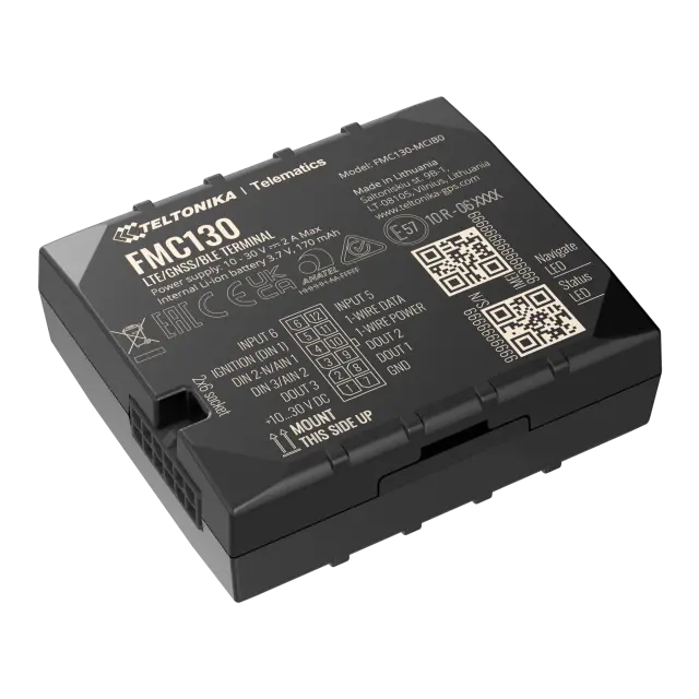 Teltonika Gps Tracker FMC130 - 4G συσκευή εντοπισμού για αυτοκίνητα, σκάφη, μηχανές -σειράς ADVANCED με κάλυψη δικτύου 4G (LTE Cat 1), 2