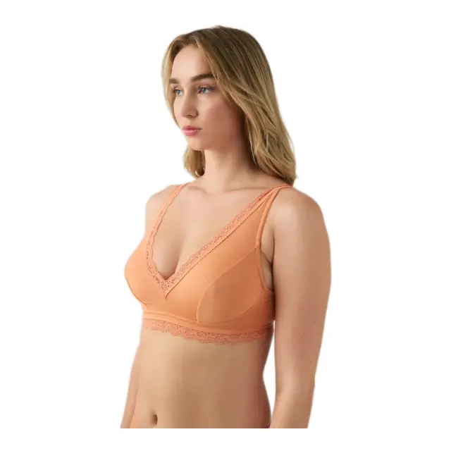 Minerva Γυναικείο Μπουστάκι Fimelle Δαντέλα, Χρώμα Apricot 2