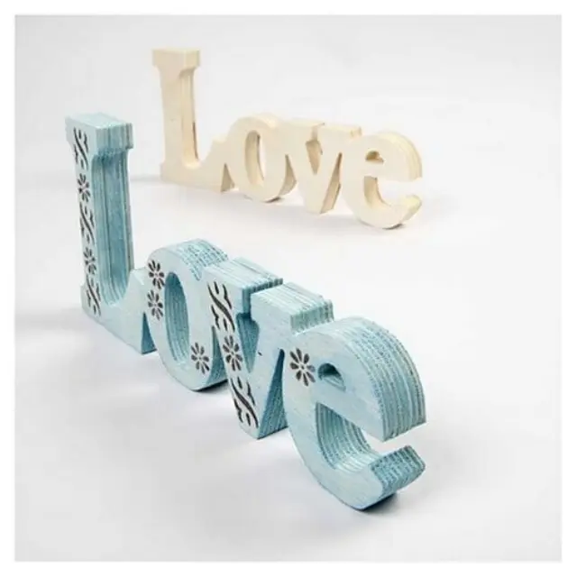Διακοσμητικό ξύλινο 23x10 cm, Love