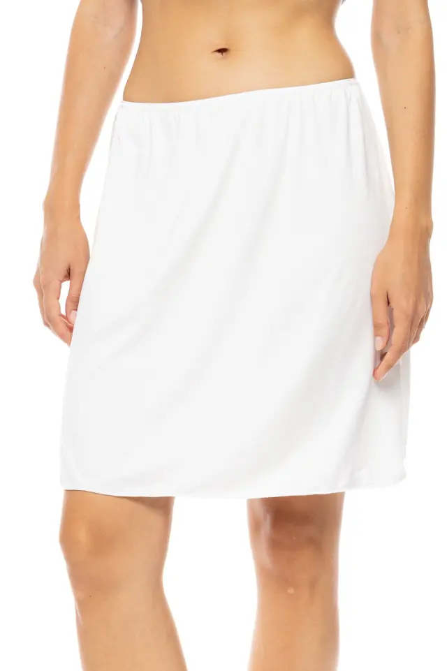 Μεσόφουστα Inner Skirt Long 205 White Pink Label