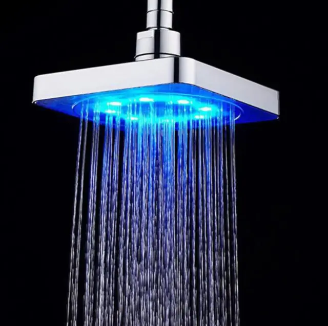 RZ95077 Φωτιζόμενη LED Κεφαλή Ντους με Αισθητήρα Θερμοκρασίας