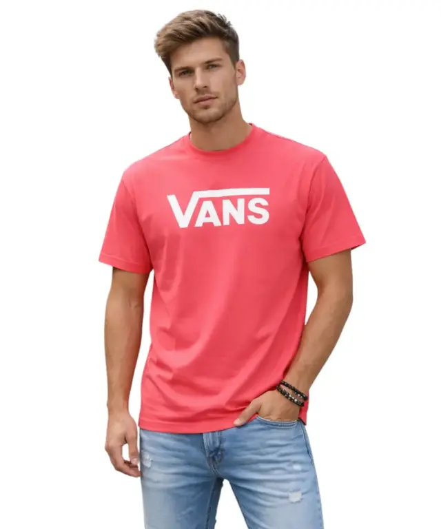 Vans - Ανδρικό T-shirt Κοντομάνικο Classic Logo Royal Cobalt VN000RA1-FO9 Κόκκινο - L