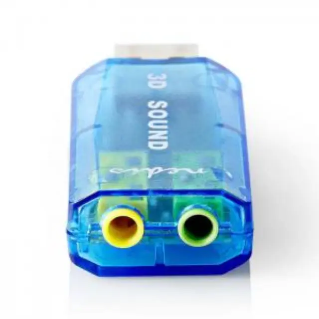 Κάρτα Ηχου Nedis USB 3D Sound 5.1 USB 2.0 Double 3.5mm Connector 3