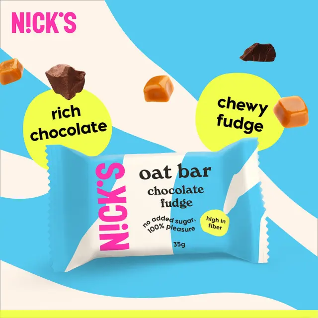Nick's Chocolate Fudge Oat Bar 3