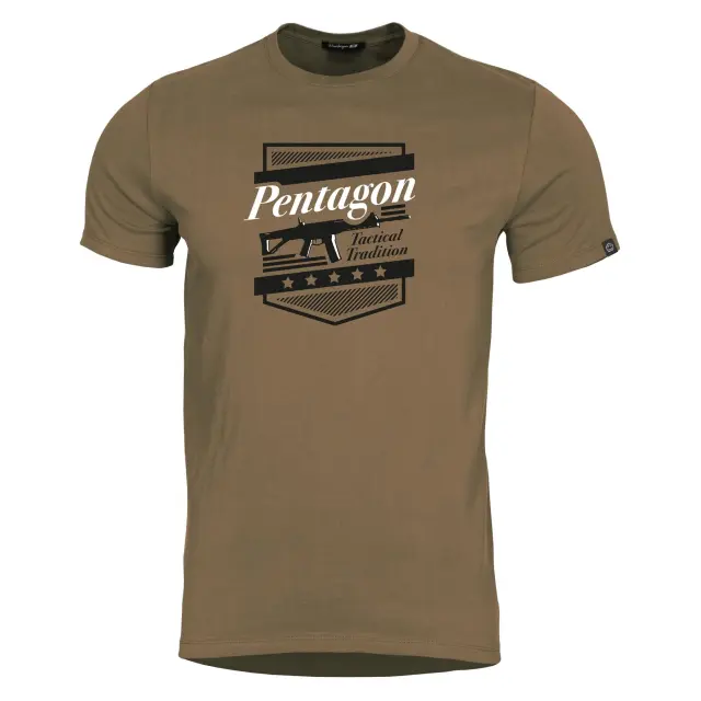 Pentagon Ageron A.C.R T-Shirt - Μπλουζάκι Μακό για Τακτική- Καθημερινή Χρήση - 08WG-Wolf Grey-Γκρί Ανοιχτό 2